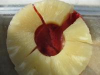 Клубничное желе с ананасом
