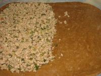Ржаное тесто (пирог с мясом + хлебцы)