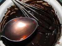 Шоколадный мусс (шоколад + вода)
