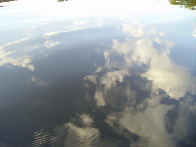 Ладога, Карелия. Небо в воде.