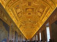 Музеи Ватикана. Потолок.