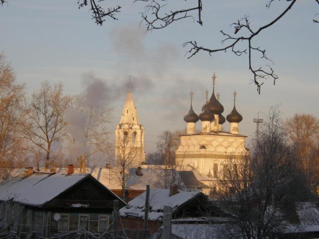 Белозерск. Вид на Церковь Всемилостивого Спаса (1723 г.)